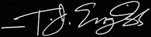 T.J. English signature